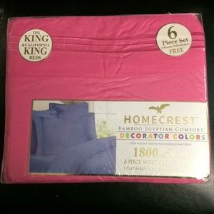 Bamboo Egyptian Comfort 6pc Luxury Sheets